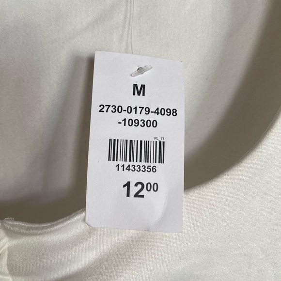 Brand New with Tags- White Midi Long Sleeve Body Con Ruched Key Hole Drawstring - Picture 3 of 3